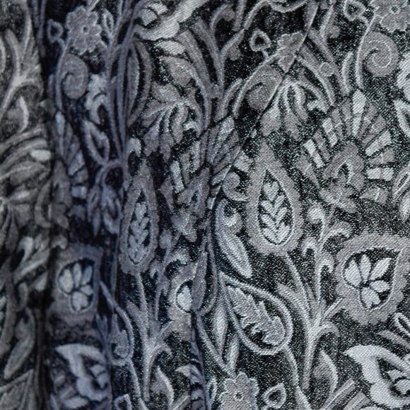 JONES NEW YORK Plus Size 16W Black Gray Paisley Button-Up Jacket Blazer - Picture 6 of 7